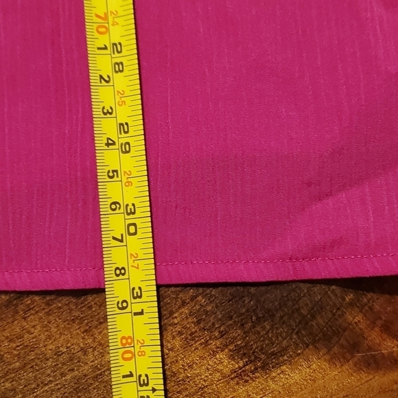 BENTLEY Pink buttondown blouse 3X - Picture 9 of 9